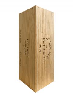 奥比昂副牌干红葡萄酒 2015 原装木箱 1 支皇室瓶装 (1x600cl)