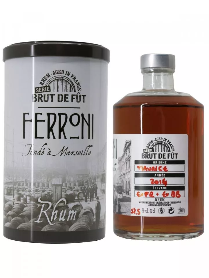 朗姆酒 Mauritius Maison Ferroni 2014 Original wooden case of 1 bottle (50cl)